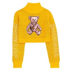 teddy cropped sweater